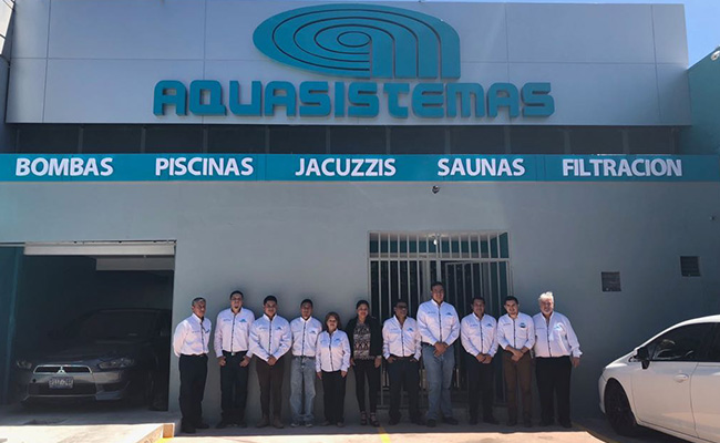 Sede de Aquasistemas en El Salvador.