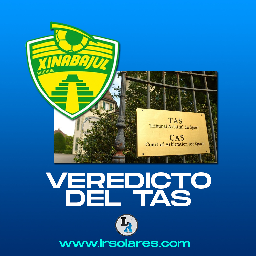 El TAS le da los puntos a Xinabajul y en consecuencia el descenso de Marquense